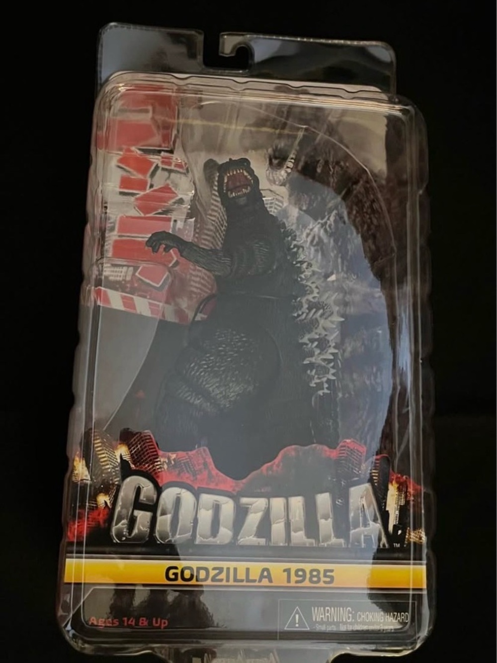 Godzilla 1985 Black Collectible Figure - Official Packaging